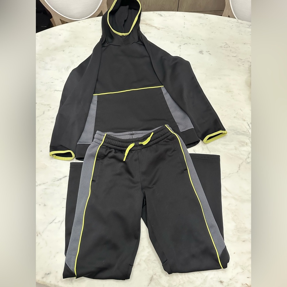 Tek Gear Black and Gray Set with Yellow Trim